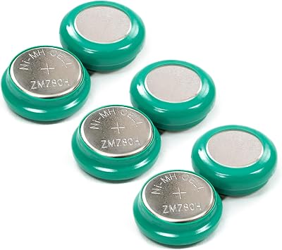 2.4V Ni-MH TV Ear Batteries for TV Headset 5.0 Version 40810, Headphone 40810 Replacement Battery- 6+ Hrs Runtime3-Pack