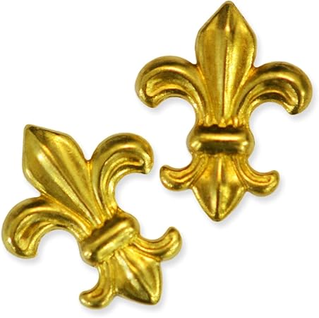 Amazon メタルパーツ フルールドリス ゆりの紋章 2個set 13mm 10mm Princessnail スタッズ 通販