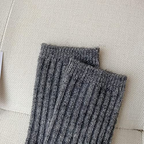 Meias de lã para caminhada – Meias para caminhadas ao ar livre, meias quentes de lã com punho elásti