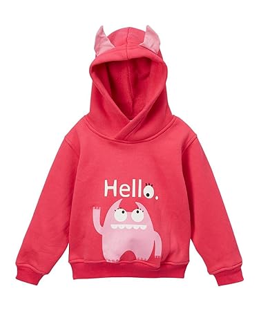 pink monster hoodie