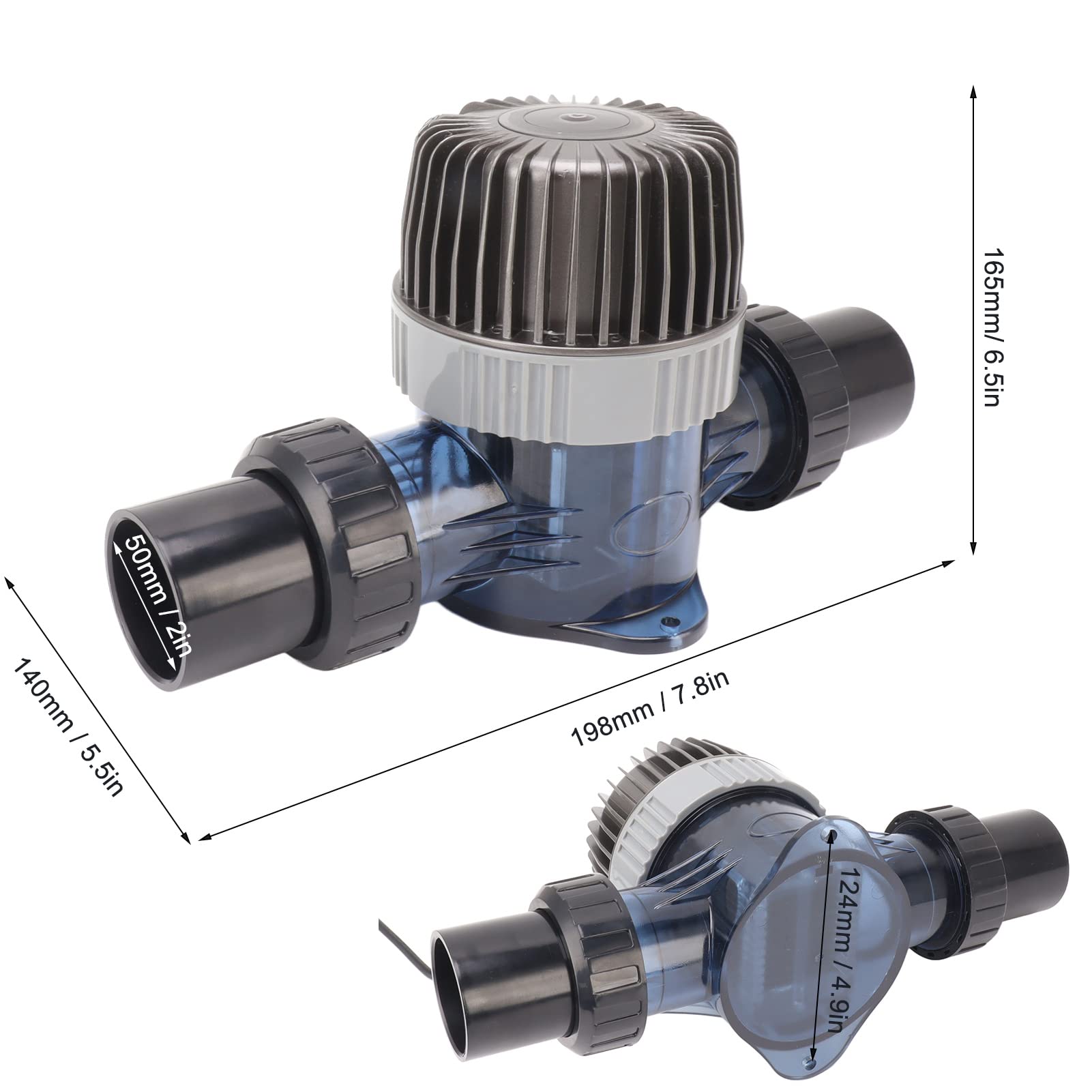 Chlorator Salt Cyclique Automédiction Pool Générateur de sel Fonction de mémoire AC110‑240V pour Le Spa de la Piscine (Eco6)