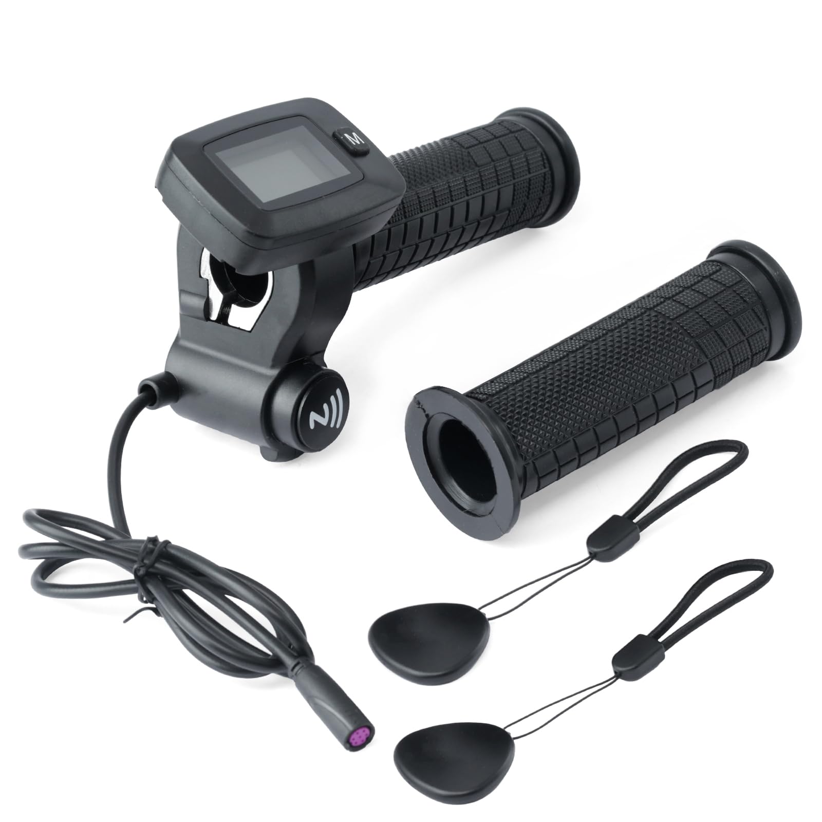 Poignée d'accélérateur 48 V pour vélo électrique tout-terrain électrique Tuttio Soleil 01 avec bouton M écran LCD, uniquement nouvelle version avec NFC
