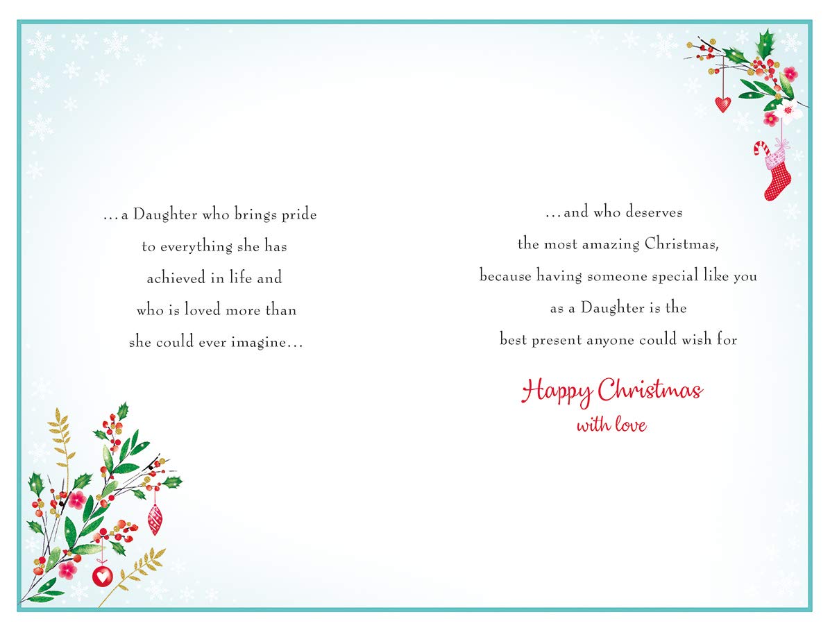 Weihnachtskarte Für Den Sohn – Elegante Grußkarte Mit Umschlag, 22,9 X 15,2 Cm