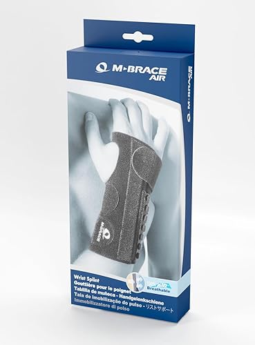 Miniatura 8 de m-brace Air v-136reMuñequera Derecho extra, Negro