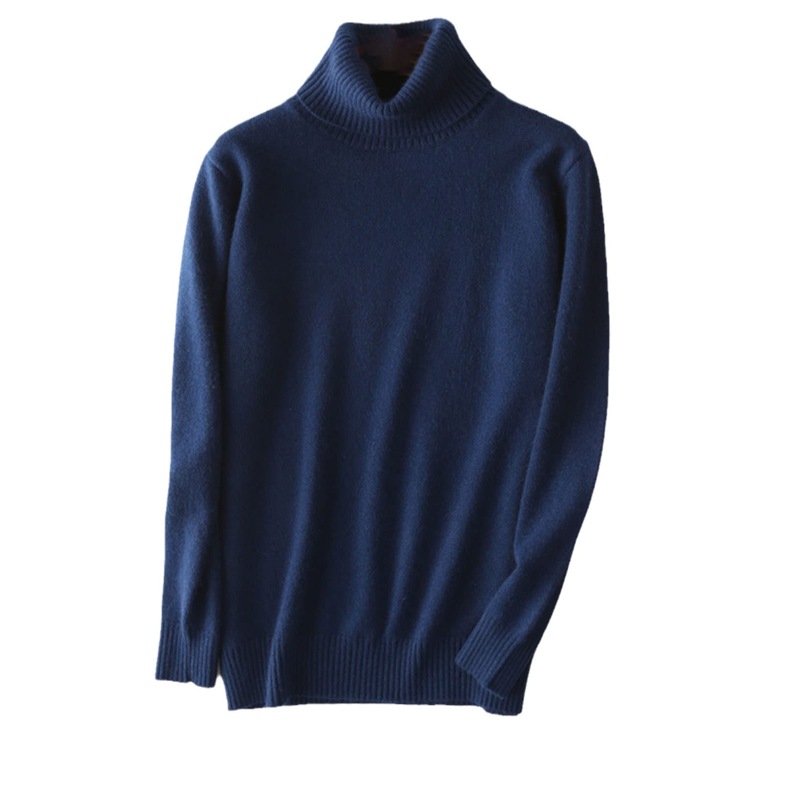 100% Cashmere Dolcevita Uomo Maglione Autunno Inverno Maglieria Caldo Pullover Maglione