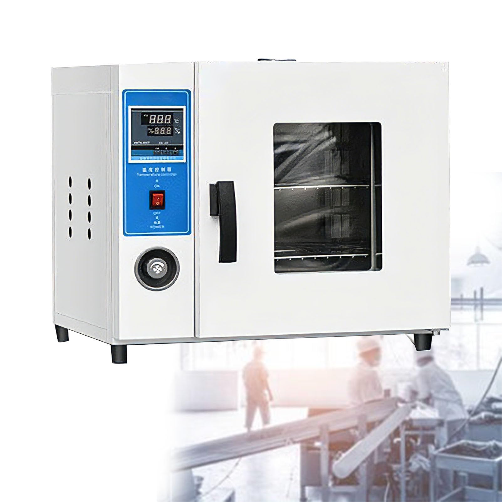 Horno de secado de laboratorio, horno de secado por convección de aire forzado de temperatura constante de 16 l/43 l para laboratorio, con controlador de temperatura 16L