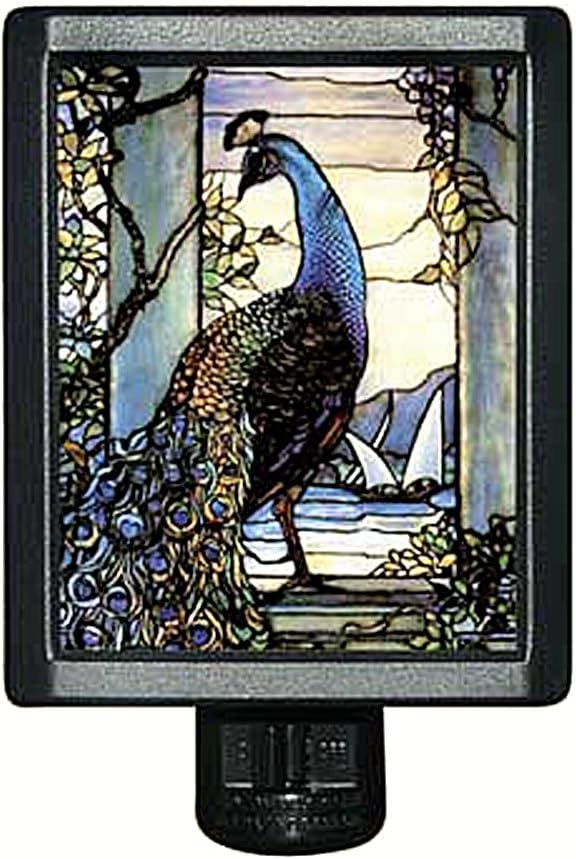 Louis Comfort Tiffany Peacock Night Light