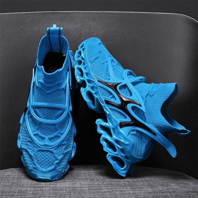 Image of Men's Sneakers for Men Shoes Blade Tennis Mens Trail Running Athletic Fashion Shoe Man Black White Brown Blue Orange Size Basketball Runner