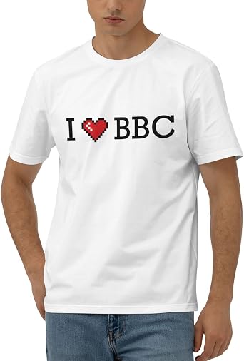 Mens Funny Tshirts I Love BBC T Shirt Funny T-Shirt