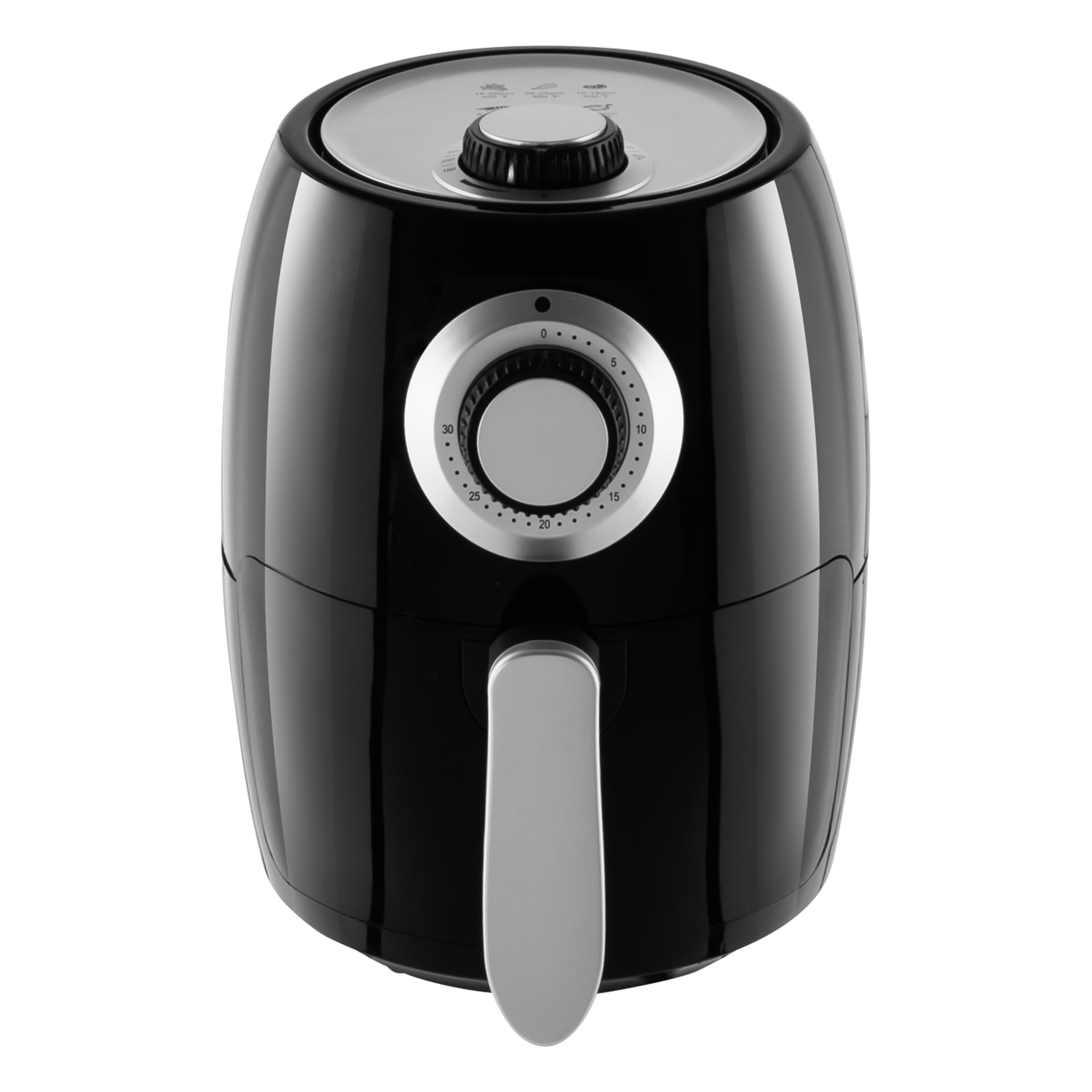 Air Fryer – 2.3-Quart Electric Fryer for Healthier Cooking – Compact Appliance with Nonstick Interior – Kitchen Gadgets by Classic Cuisine (Black)