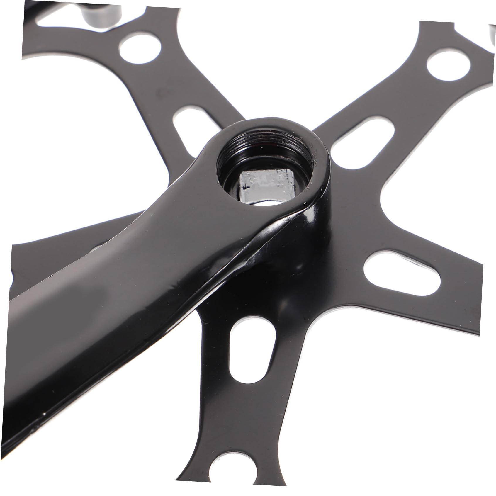DOITOOL Guarnitura Bici Singola Nero in Ferro 52 Denti e Pedivella 170mm Resistente all'Usura Facile da Installare per Bici da Corsa e Mountain Bike