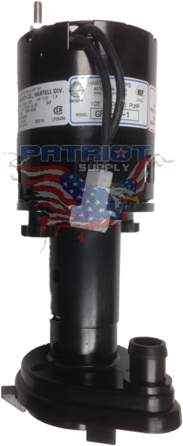HARTELL 803321 GPP-4S-1, 115 Volt Ice Machine Pump