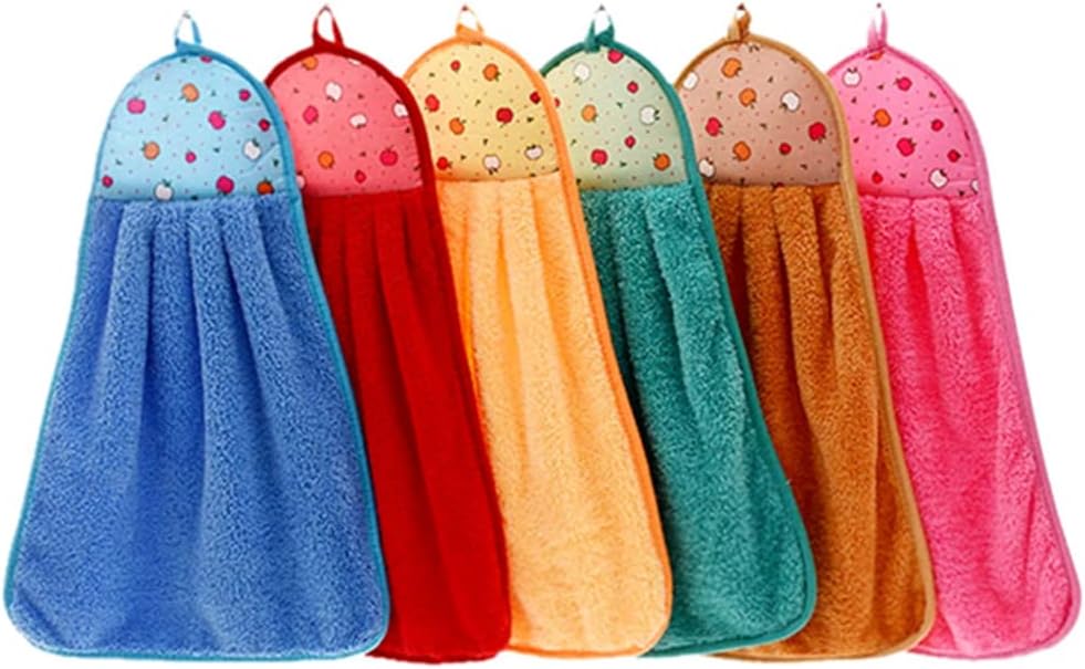 Hipruict Hanging Kitchen Towels，Hanging Hand Towels, Ultra Absorbent