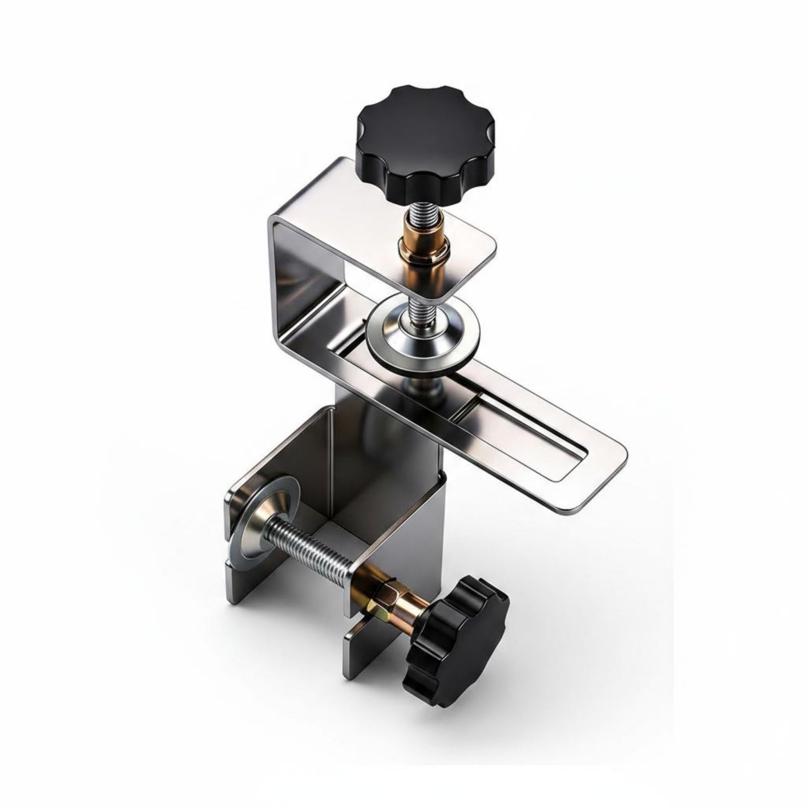 Cold-Rolled Steel Drawer Panel Clamp Black Knob Installation Clamp Adjustable Hardware Tool Long-Lasting, Drawer Panel Clamp-image-6