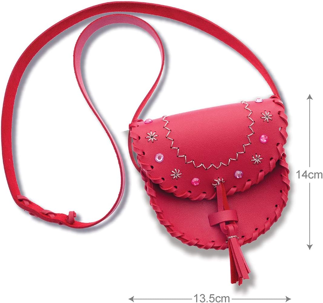 4M Toysmith, Make A Leather Bag Kids Craft Kit : Toys & Games