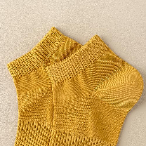 PADFOM Men's Performance Ankle Athletic Running Socks Low Cut Sports Socks 5 pairs size 7-123