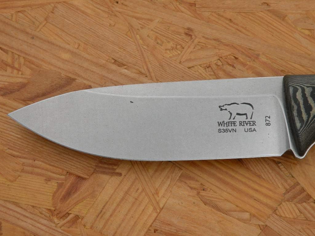 White River Knives Ursus 45 Fixed Blade Knife 4.5" Drop Point CPM S35VN...