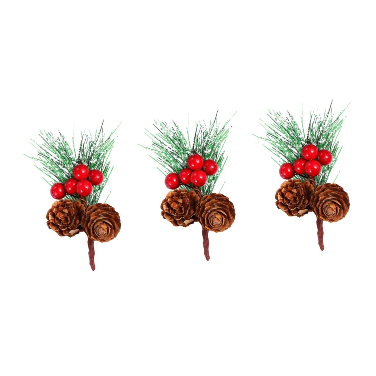 Décorations de Noël artificielles miniatures pour combler les trous du sapin de Noël