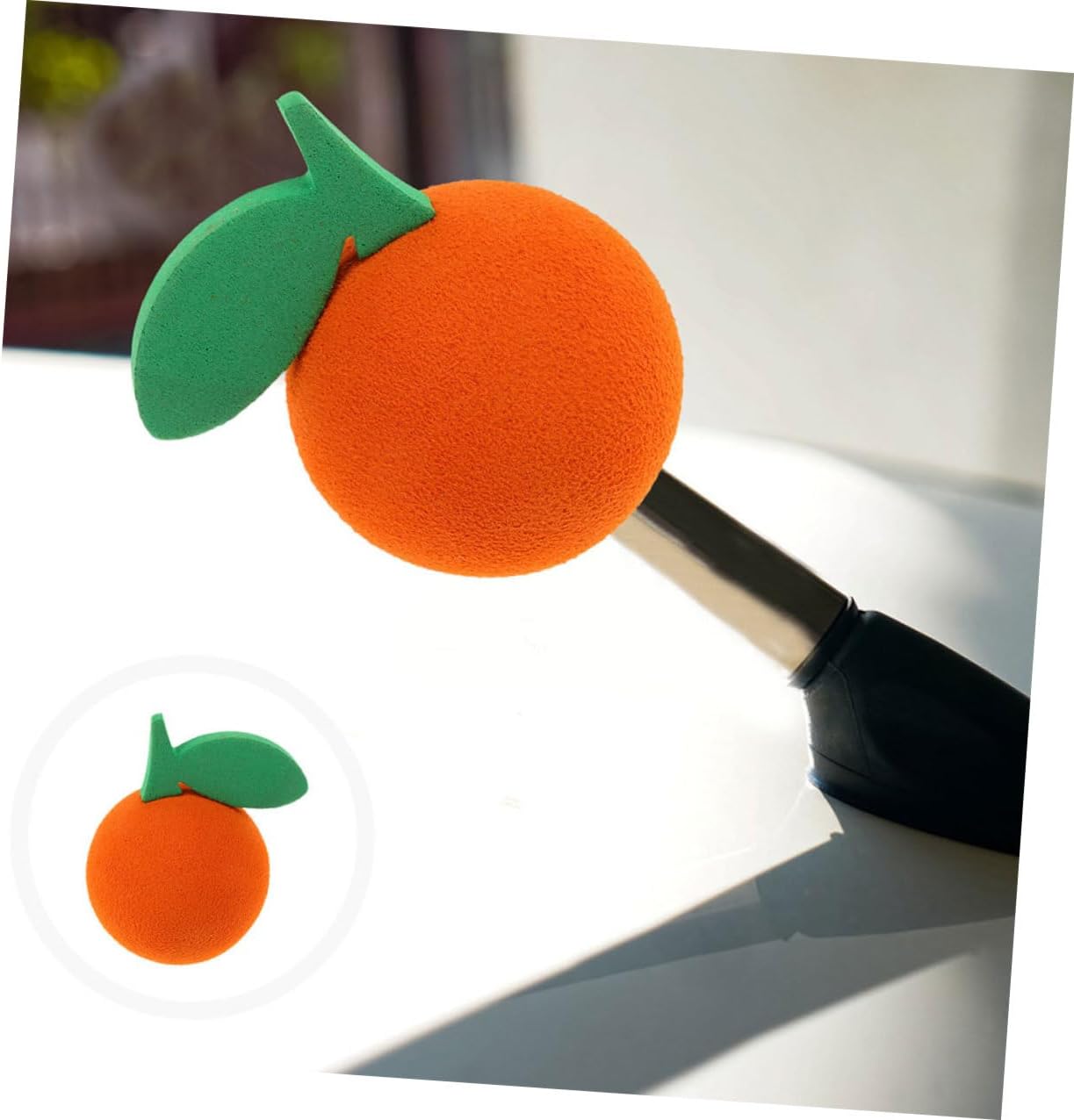 3pcs EVA Foam Car Antenna Toppers Cute Spherical Ornaments for Vehicle Exterior Decoration Easy Installation Halloween Car Accessories