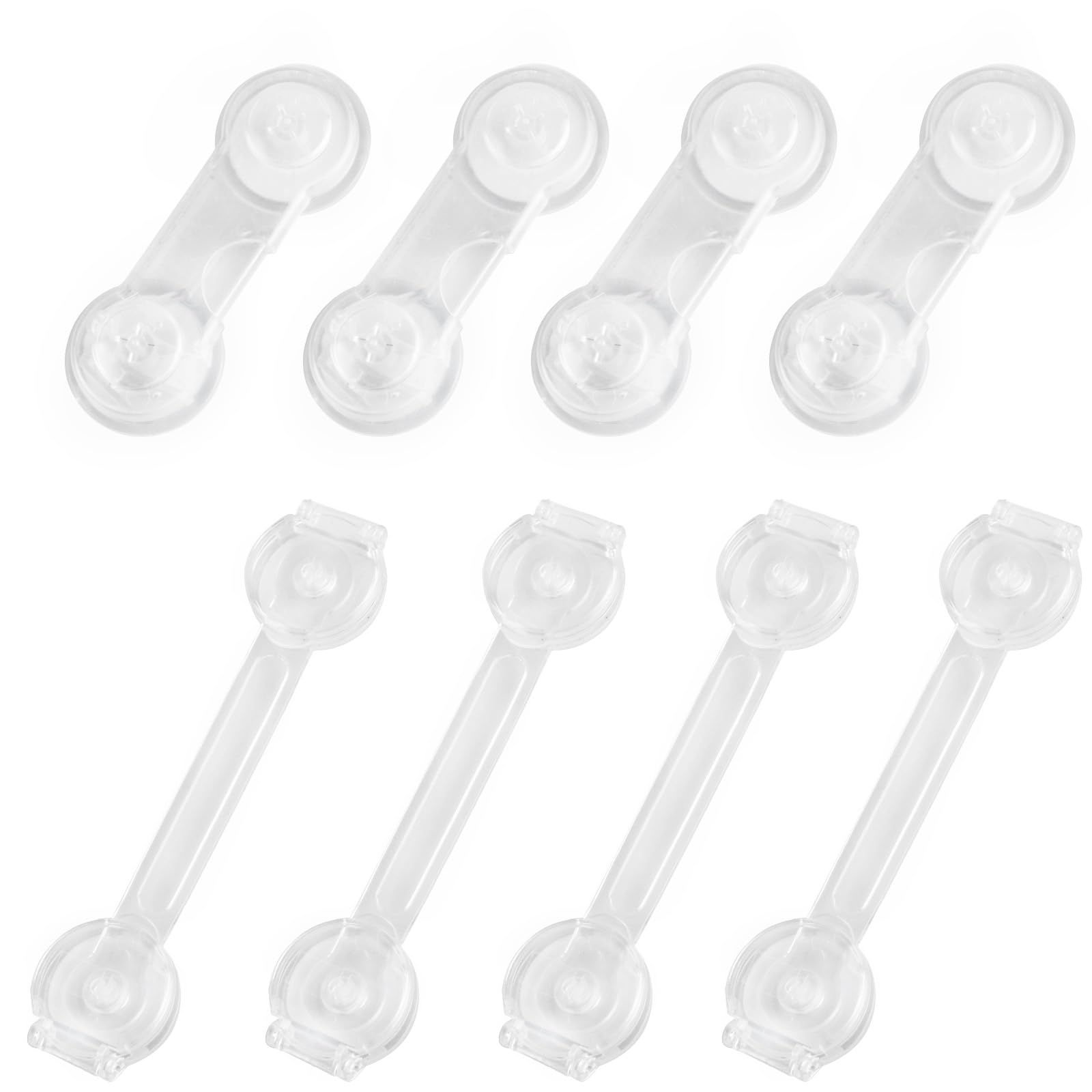 Serrures d'armoires transparentes JONMON pour tiroir, frigo et toilettes