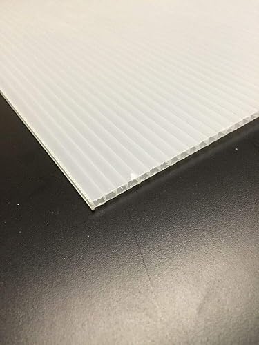 Miniatura 2 de Cartel de hojas de coroplasto de plástico corrugado - 0.157 in translúcido 24 x 48 (paquete de 4)