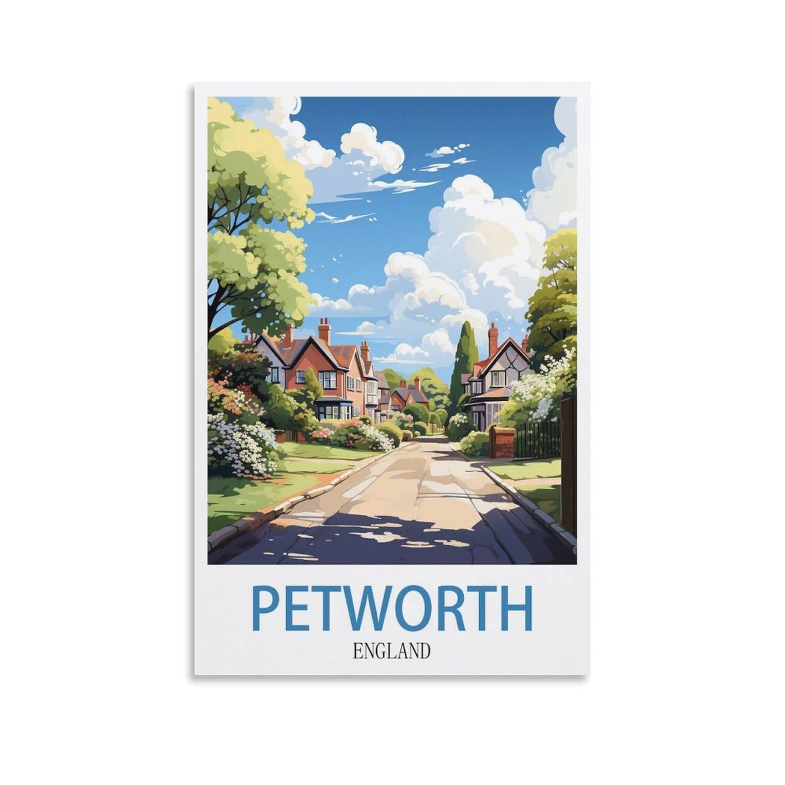 EZMLFA Diamond Painting Kits for Adults,Petworth England DIY Diamond Painting Art Kit for Beginners Home Wall Decor Arts and Craft Kits for Adults Kids 40x40cm