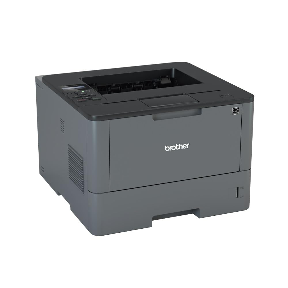 Brother HL-L5000D A4 monochrom Laserdrucker (Drucken, 1.200 x 1.200 dpi, USB, Print AirBag für 200.000 Seiten, 40 Seiten/Min.), Dark Grau/ Schwarz