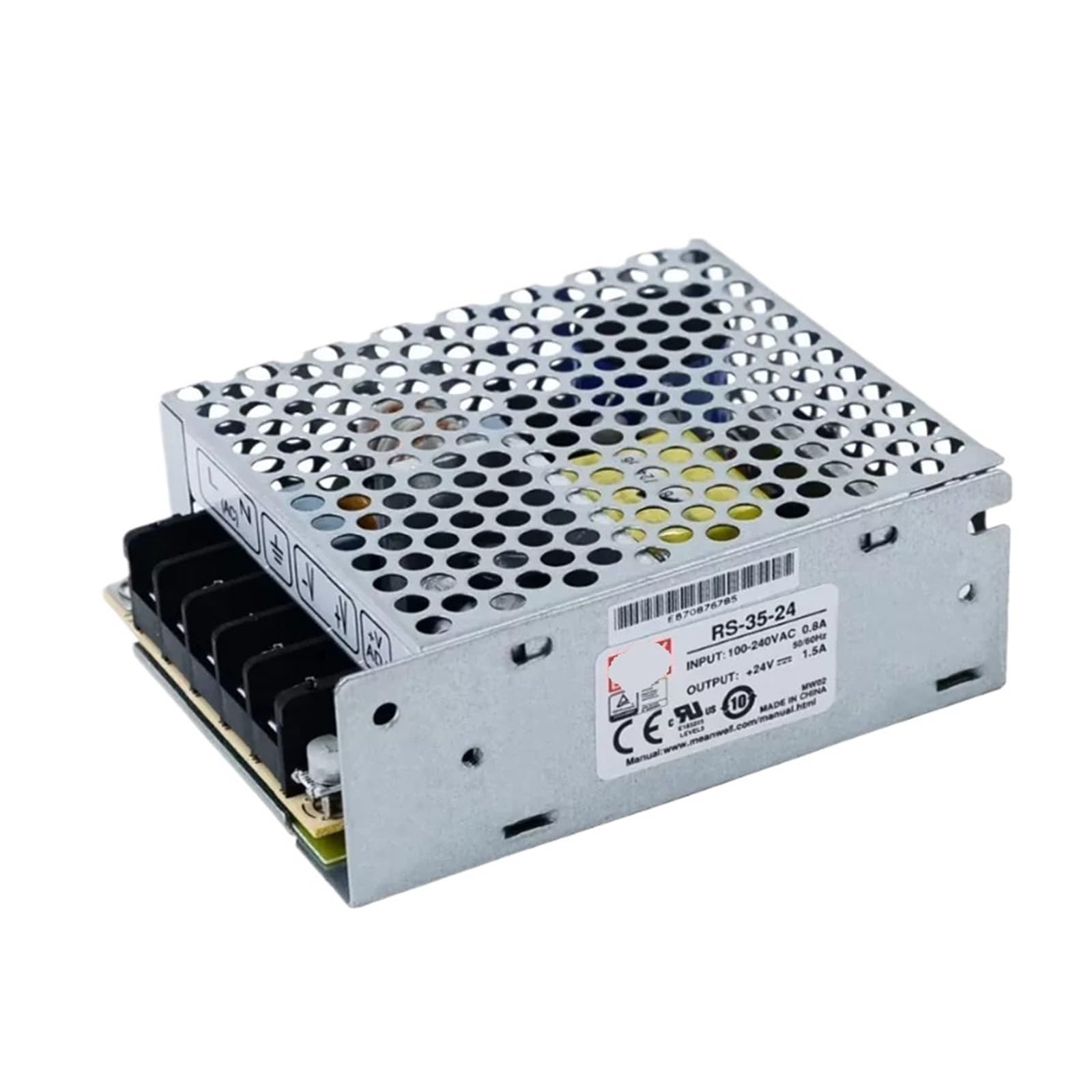 Muytqaerg One Color 35 Series Rs-35-3.3 Rs-35-5 Rs-35-12 Rs-35 Rs-35-24 Rs-35-48 Single Output Switching Power Supply