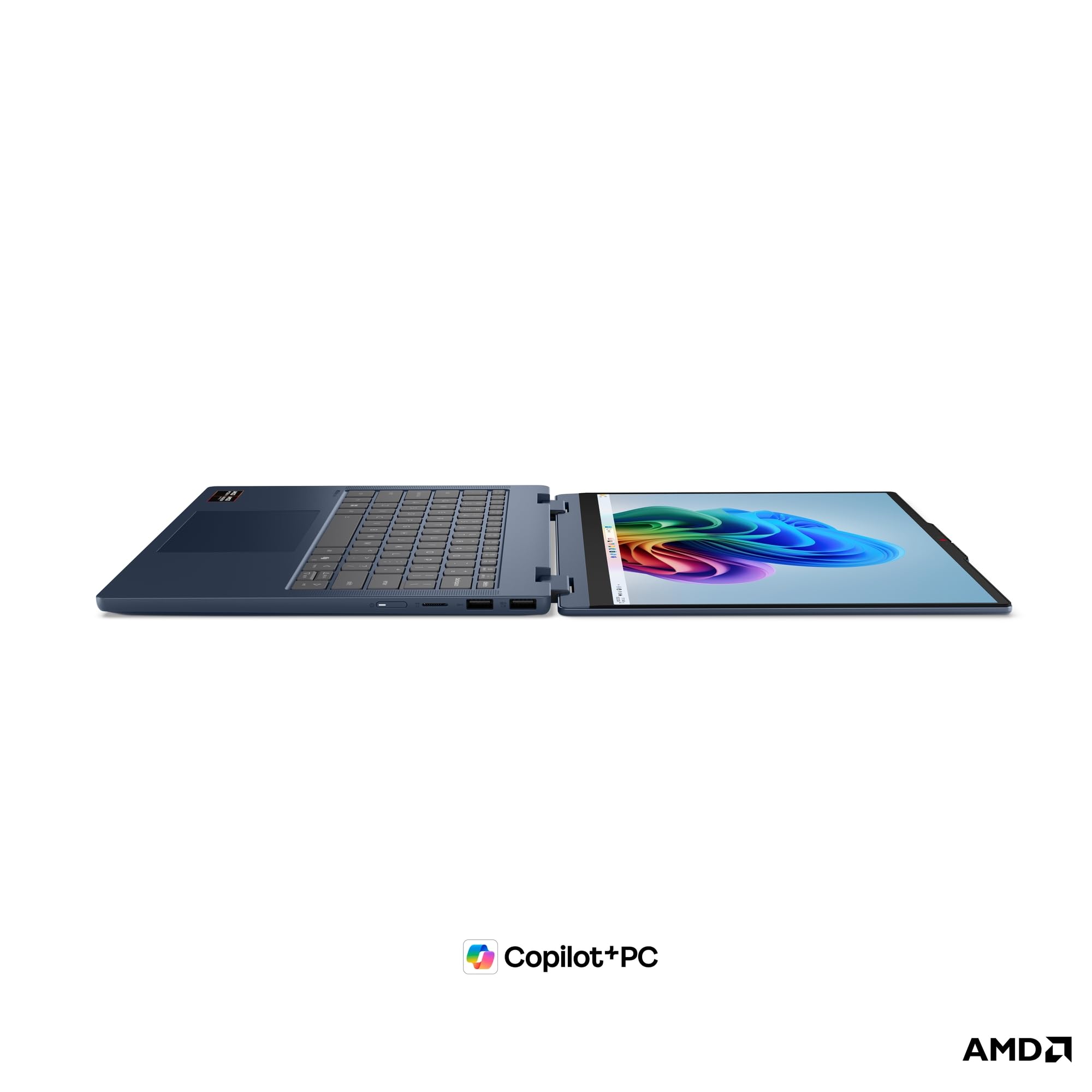 Lenovo IdeaPad 5 2in1 Laptop | 14" WUXGA Touch Display | AMD Ryzen 7 250 | 16GB RAM | 512GB SSD | AMD Radeon 780M | Windows 11 | QWERTZ | exkl. Farbe in Cosmic blau | 3 Monate Premium Care