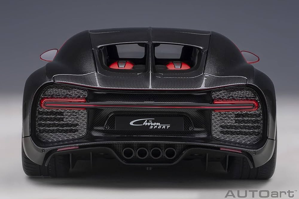 AUTOart 1/18 Bugatti Chiron Sport 2019, Italian Red/Carbon