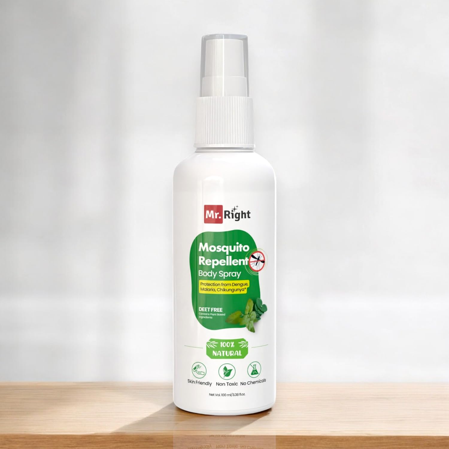 Mr. Right Herbal Mosquito Repellent Body Spray | 100% Natural | Safe for kids and pets-image-43