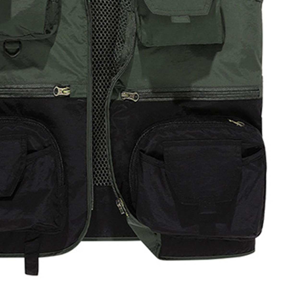 YOUTHUP Gilet da Pesca da Uomo Gilet da Caccia per Lavoro Pratico Estivo all'aperto Gilet da Caccia Multitasche per Fotografia di Viaggio