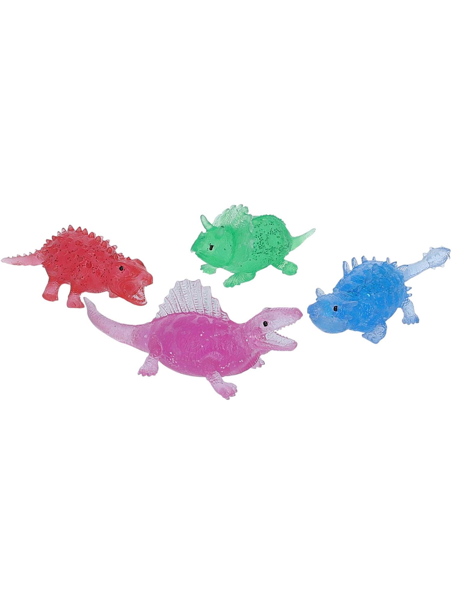 Box of 16 Squeezy Glitter Dinosaurs