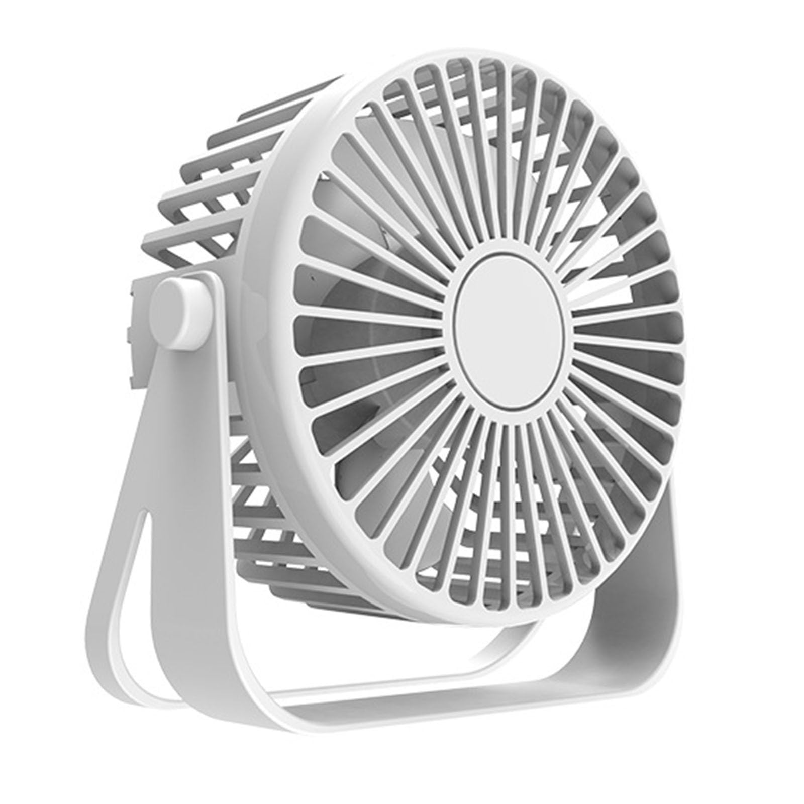 Portable Fan USB Desk Fan Table Powerful Airflow Quiet Operation 3 Speed Wind Rotatable Standing Fan Room Hanging Fan