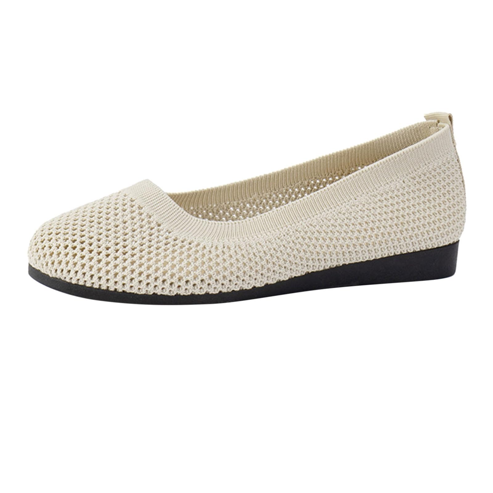 Ballerines Femme Confortable, Petit Talon Pied Large Chaussure Chic Et Elegant Plates Chausson Ballerine Femme, Interieur Confort Chic Élégant Pantoufle De Danse
