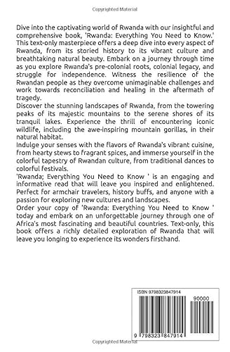 Independently Published Gil-Smith, Noah Rwanda: Everything You Need To Know thumb #1