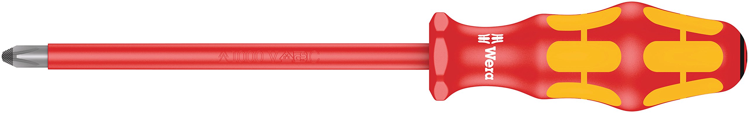 Wera Kraftform 165I Vde Insulated Pozi Screwdriver Pz3 150Mm