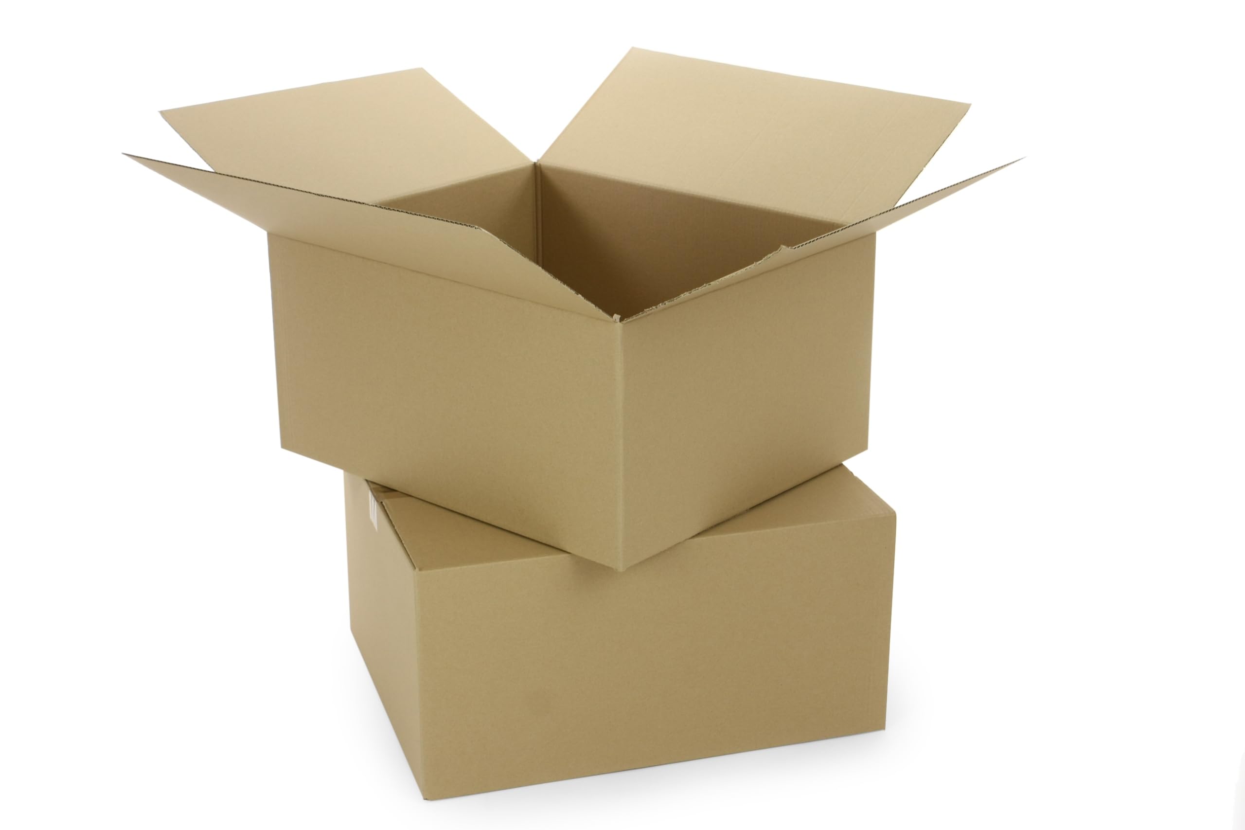 50 Stück Faltkarton 500x200x400 mm Versandkarton E-commerce Karton 1-Wellig 400G Braun Kartonage Verpackung Postkarton Versandschachtel Paket Päckchen