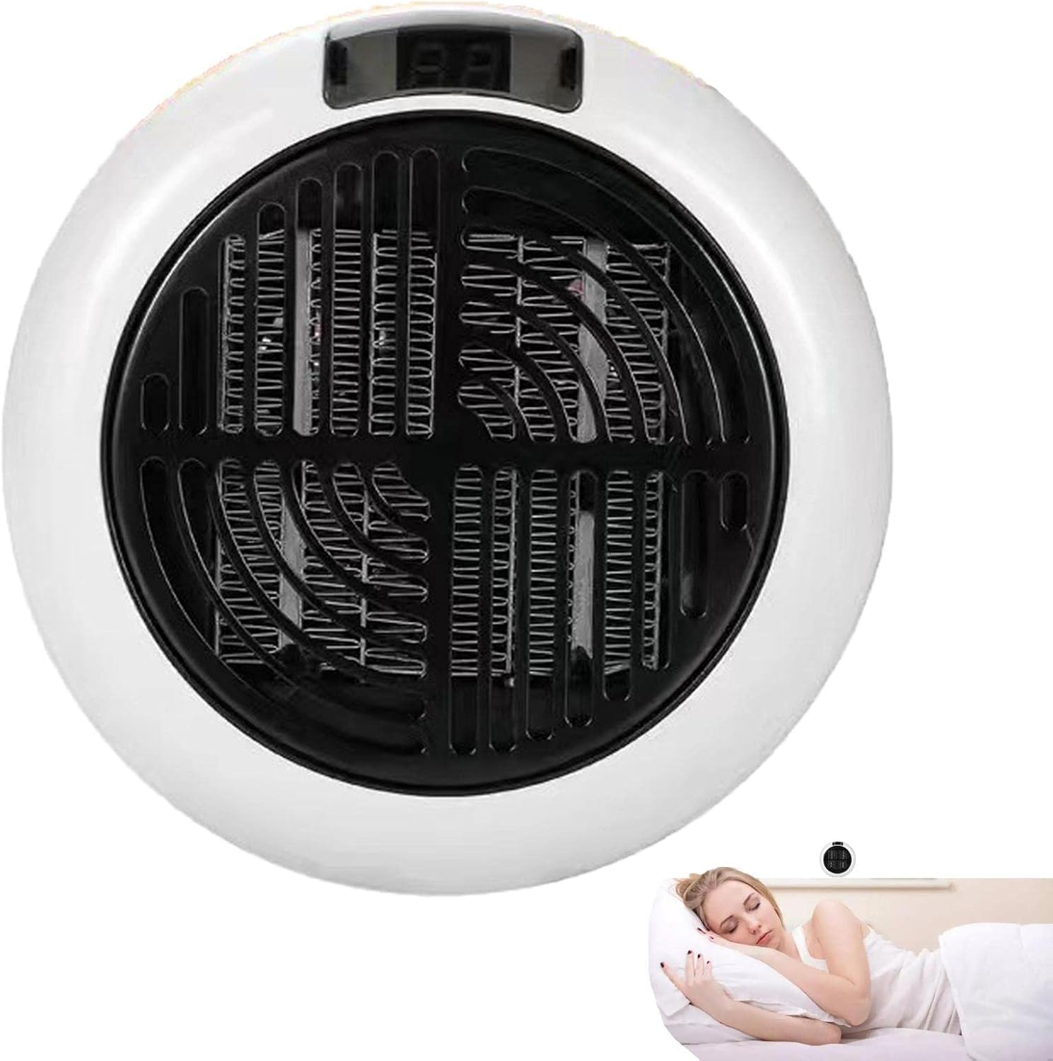 Eayoly Plug in Space Heater,Portable Wall Electric Heater with