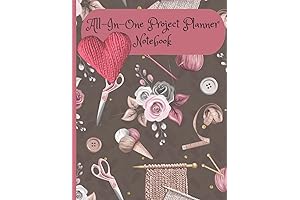 All-in-One Crochet Project Planner Notebook Journal Original