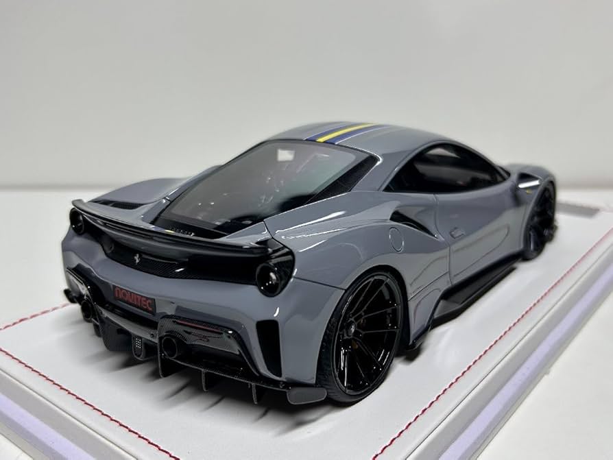 Amazon | 希少品 IVY 1/18 Novitec Ferrari 488 Pista Grigio