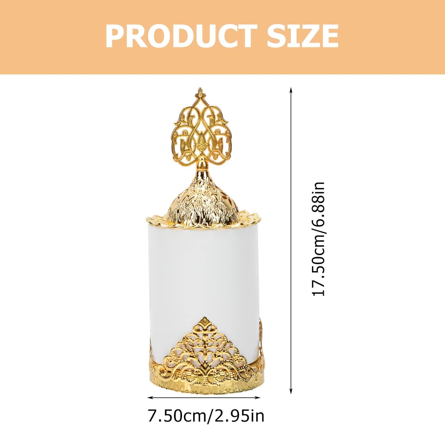 Cabilock Modern Incense Holder Burner Ceramic Base Decorative Censer for Study Room