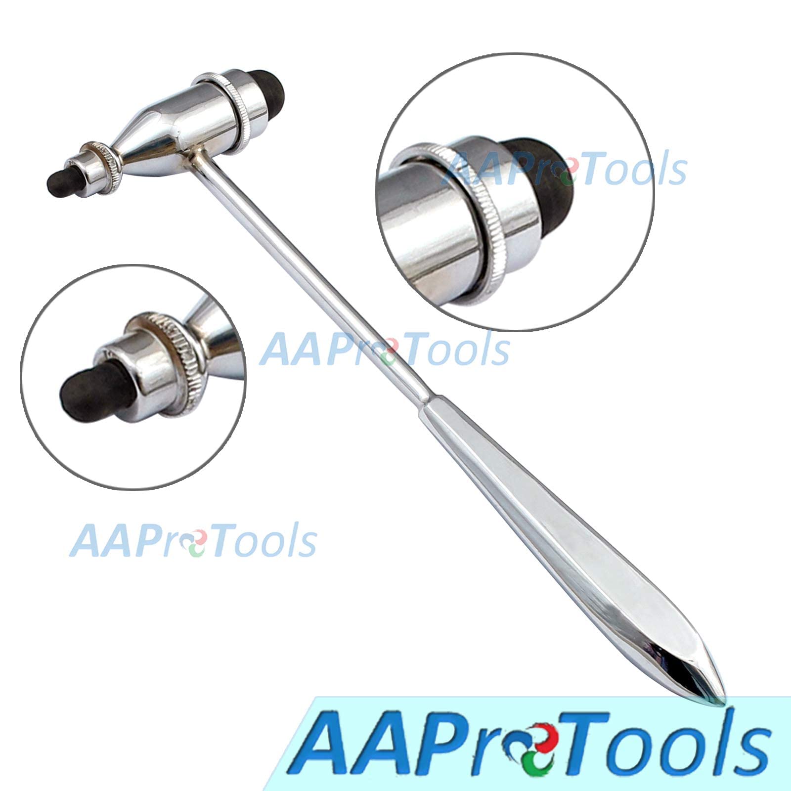 AAProTools Gold Neurological Wartenberg Pinwheel Chrome Plated