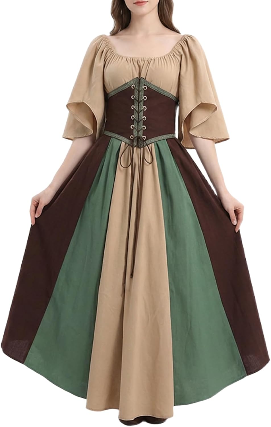 Women's Medieval Renaissance Costume Cosplay Over Dress Halloween Vampire Bride Costumes Dress For Women