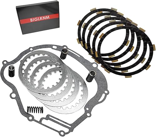 Juego de embrague placas de fricción y junta de resortes resistentes para Yamaha TTR125 2000-2004 TTR125E 2003-2009 TTR125L 2000-2008 TTR125LE