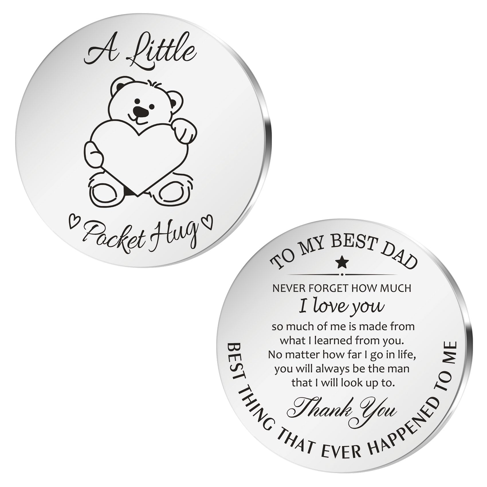 SereneGLow Pocket Hug Gifts for Him Her Funny Graduation Birthday Boyfriend Girfriend Dad Mom Son Daughter Nurse Teacher