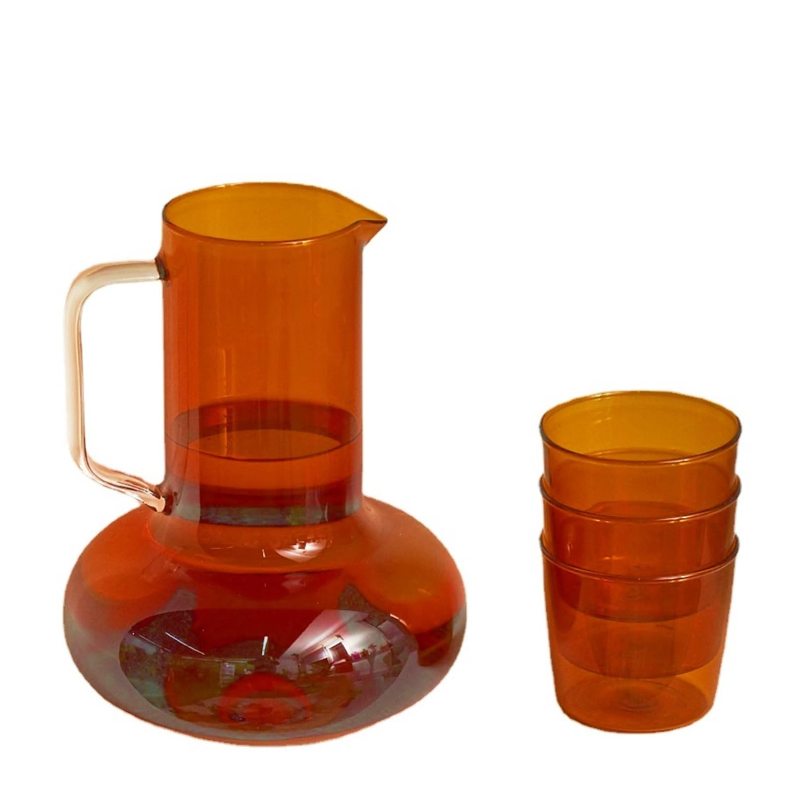 Zestaw karafki na wodę 1500 ml dzbanek na wodę szklany dzbanek do herbaty duży dzbanek szklany czajniczek do herbaty karafka na wodę zimny sok dzbanek na wodę do wrzącej wody dzbanek na wodę z kubkami