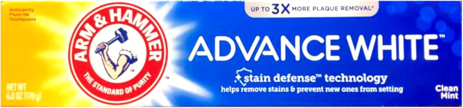 Arm & Hammer Advance White Extreme Whitening Toothpaste Clean Mint - 6 Oz- Pack of 9