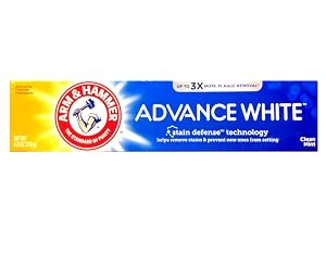 Arm Hammer Advance White Extreme Whitening Toothpaste Clean Mint - 6 Oz- Pack of 10