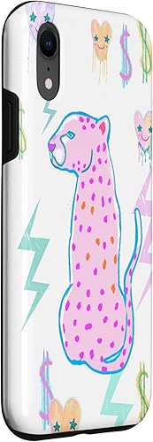 Vista 63 de iPhone 11 Pro Max Preppy Art Cheetah, Pink Cheetah, Preppy Art - Funda estética